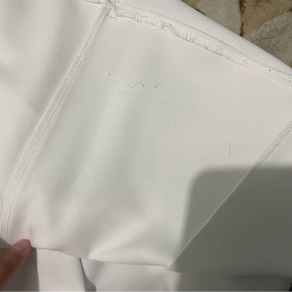 Alamour White Maxi Ruffle Dress Sz L - Picture 3 of 8